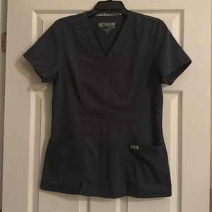 Grey Grey’s Anatomy scrub top